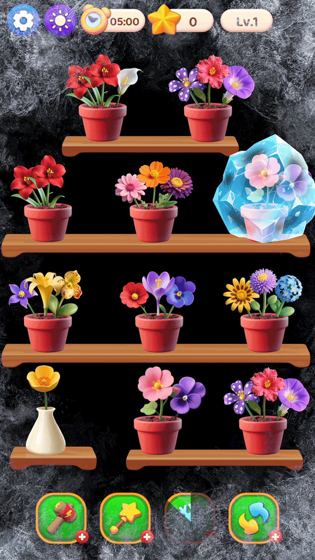 Flower Triple Sorting